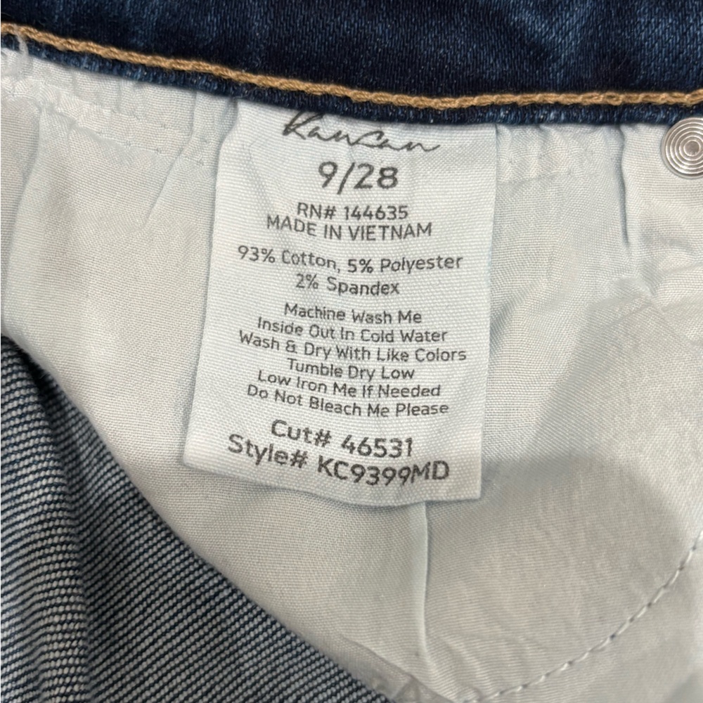 KanCan Dark Blue Distressed Boyfriend Jeans - Picture 9 of 11